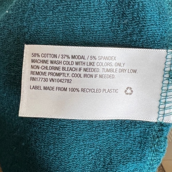 Isabel Maternity Blue Turquoise Layered Puff Sleeve Womens Blouse S Pregnancy - Picture 4 of 9